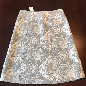 Express silver and gray toned skirt